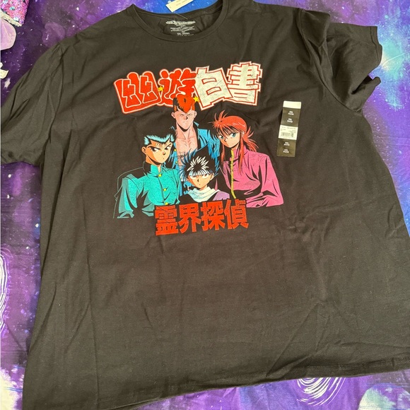 Yu Yu Hakusho funimation Men’s size 3x Black T shirt - Picture 4 of 4